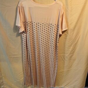 SHEIN Yellow And Black Polka Dot Midi Dress